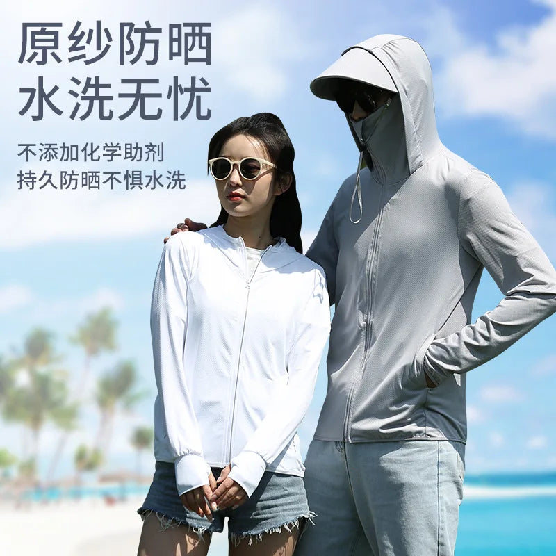 Wholesale Uv protection Clothing Sun Protection Hoodie Quick Dry Breathable Fishing Wear Hiking Shirt Men's Sun UV Protective