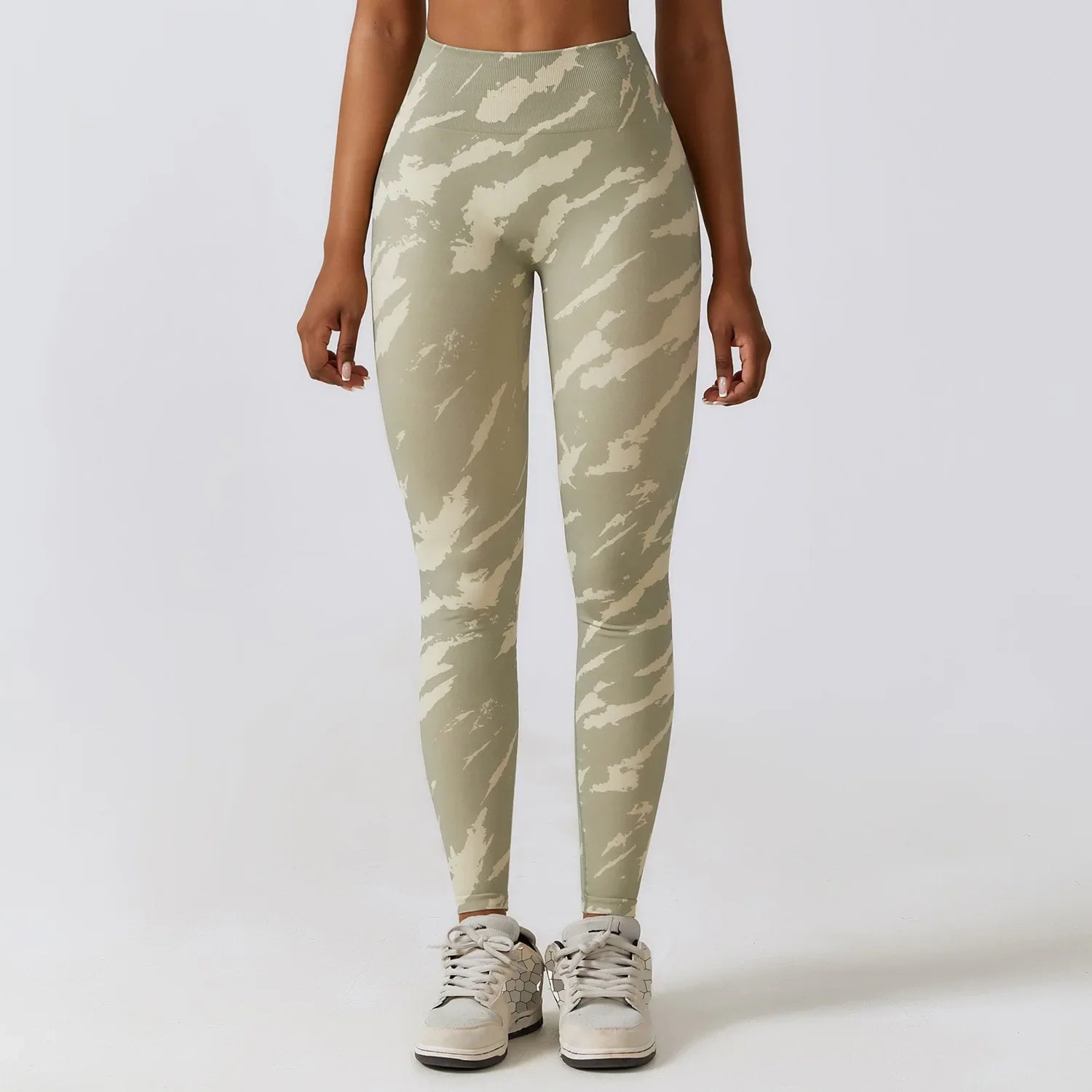 YOKE Wholesale Camouflage Fitness Printed Yoga Leggings Scrunch Bum Leggings Seamless  Leggings for Women