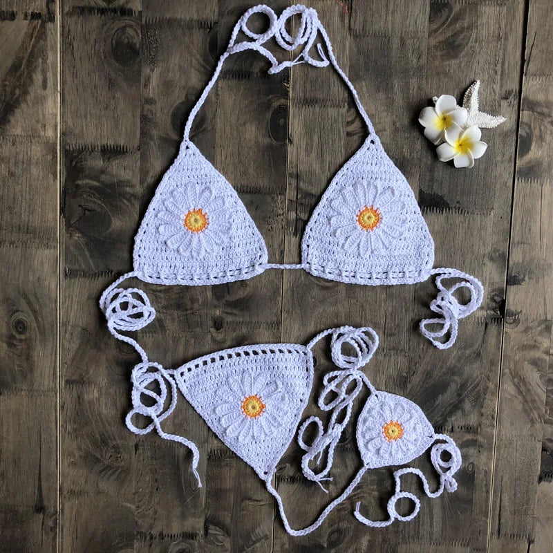 STYZ-6616 Recycled Fabric Swimwear Women's Sexy Two Piece Swimwear Crochet Bikini Suit Ladies Eco Friendly Swimwear