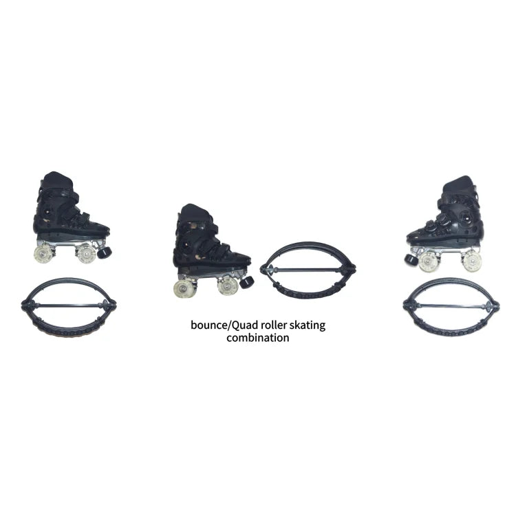 PaceWing  Double Jump Shoes Black Green Outdoor Kangaroo Stilts Fitness Mesh Lining for Spring Summer Winter