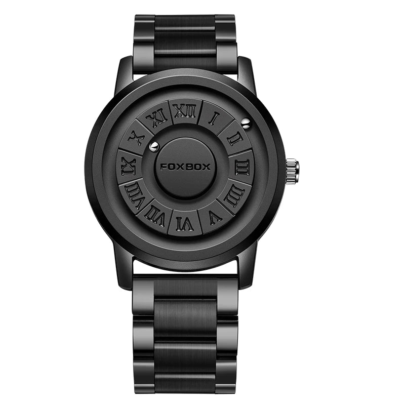 New FOXBOX Watch 0047 Retro Roman Numeral Design Men's Watches Good Quality Quartz Movement 3ATM Waterproof Watch