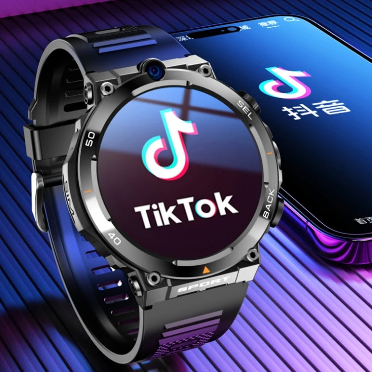 2024 New Arrival 4G 5G Smart Watch H10 WiFi GPS Dual Camera Video Call NFC 2+16GB 900MAH Battery Android Smart Watch