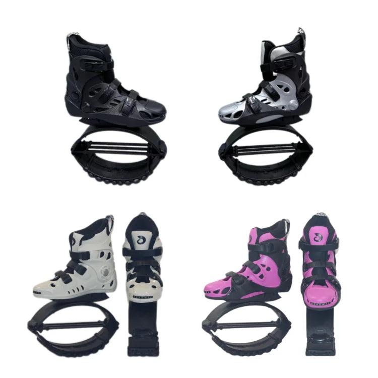 PaceWing  Double Jump Shoes Black Green Outdoor Kangaroo Stilts Fitness Mesh Lining for Spring Summer Winter