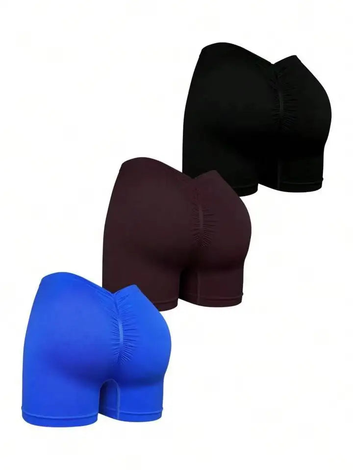 Hot Selling V-waist Seamless Push up Tie Dye Yoga Shorts Women Gym Fitness Sports Wear Workout Tights Running High Waist Legging