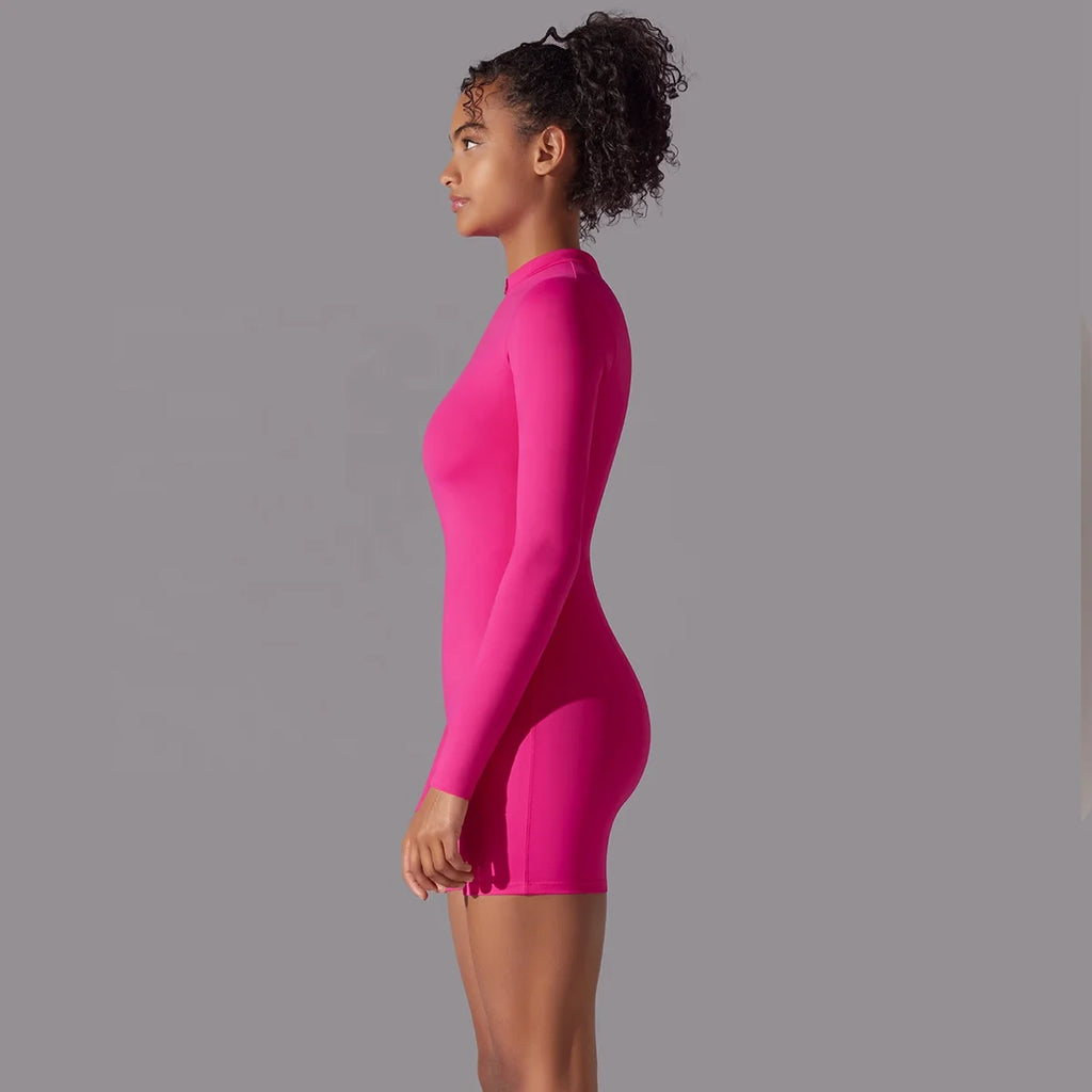 Yoga Jumpsuit Custom Logo 75% Nylon 25% Spandex Bodycon Short Rompers Workout Clothing Training Wear Fitness Yoga Wear