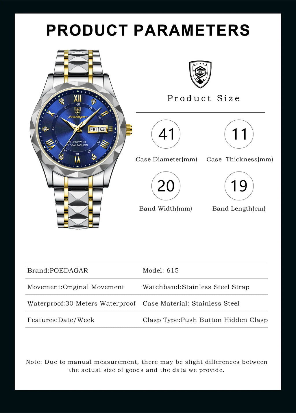 New Fashion Men's Watches Best Selling Luxury Sports Watch Steel Wrist Strap 40mm Week Dates Irregular Design Perfect Wristwatch