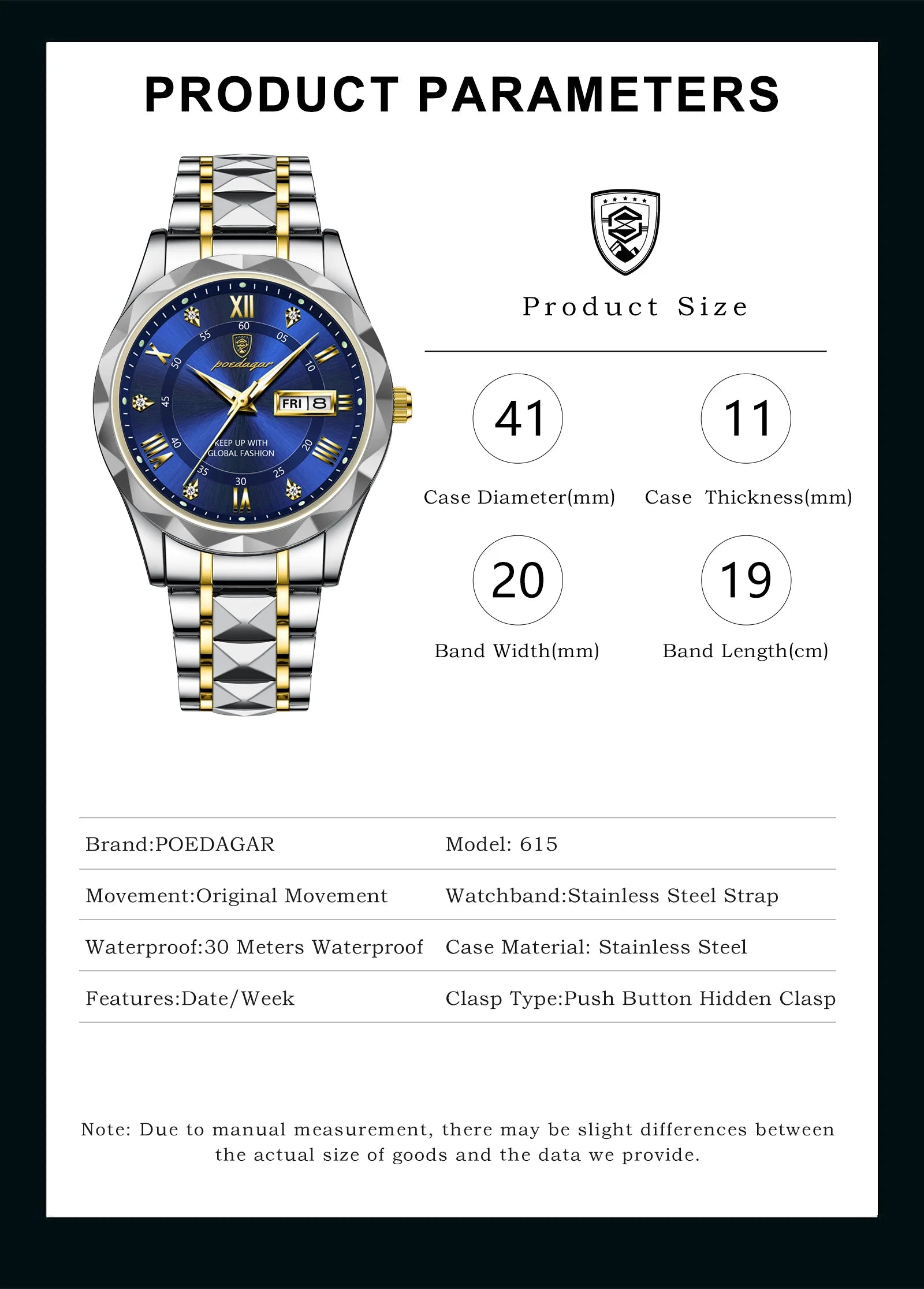 New Fashion Men's Watches Best Selling Luxury Sports Watch Steel Wrist Strap 40mm Week Dates Irregular Design Perfect Wristwatch