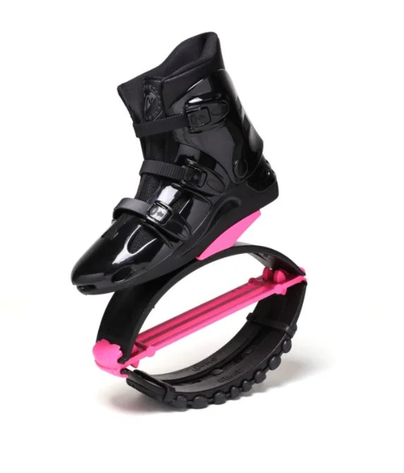 PaceWing  Double Jump Shoes Black Green Outdoor Kangaroo Stilts Fitness Mesh Lining for Spring Summer Winter