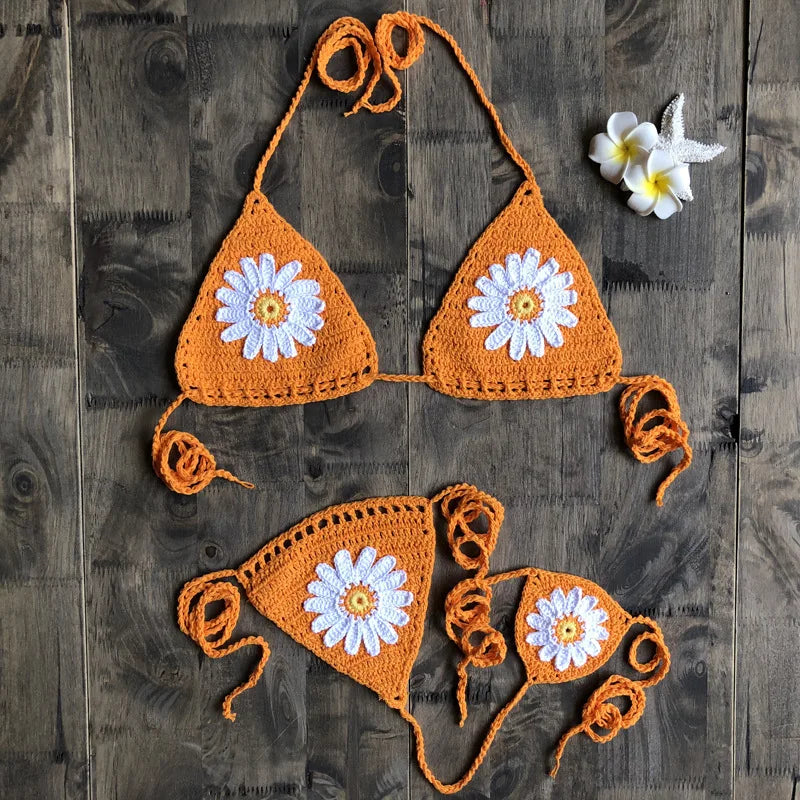 STYZ-6616 Recycled Fabric Swimwear Women's Sexy Two Piece Swimwear Crochet Bikini Suit Ladies Eco Friendly Swimwear