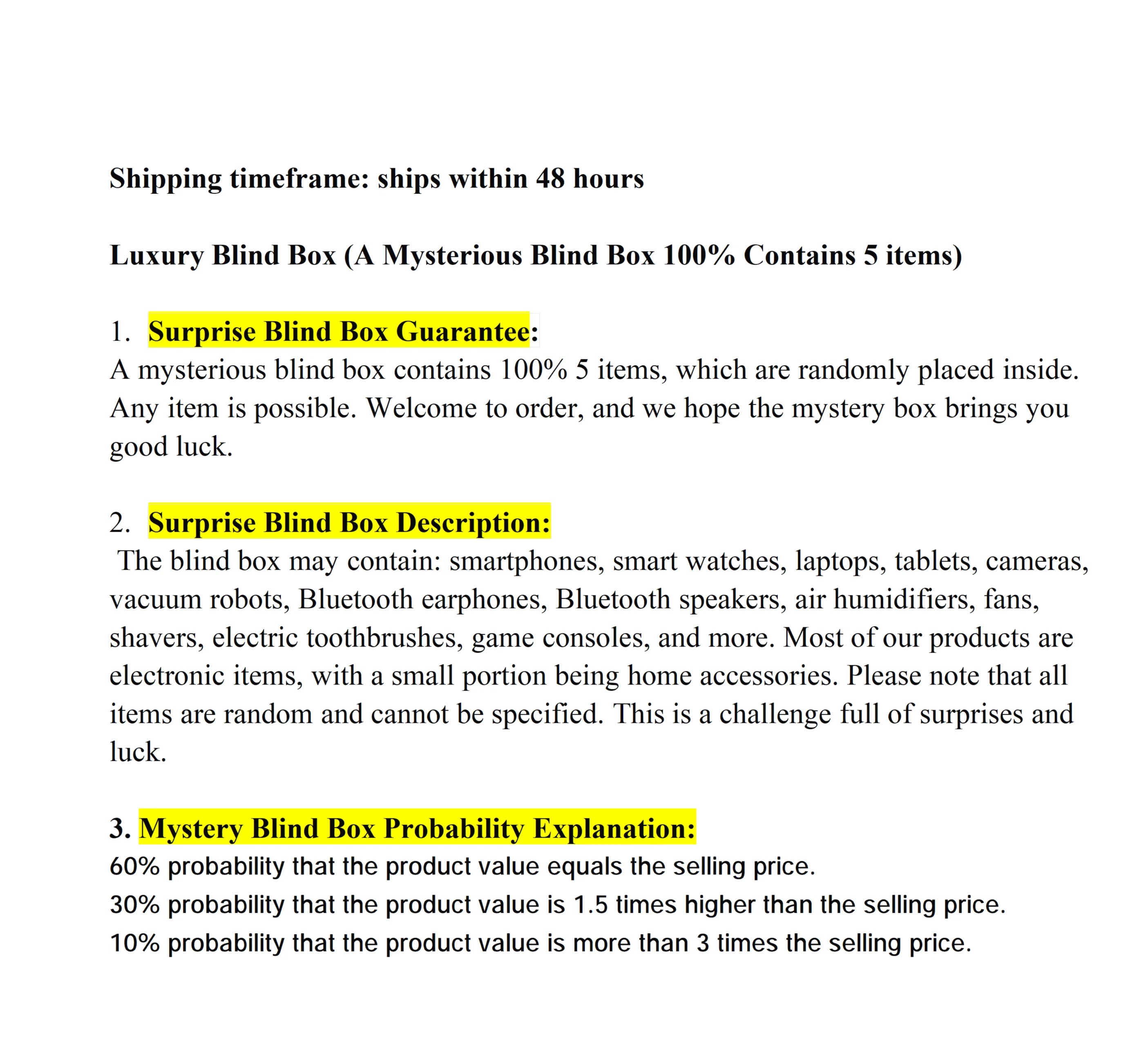 5-Piece Advanced Mystery Box 2026 Random Electronic Surprise Mystery Blind Cajas Misteriosas Box Smart Watch Drone Earphone