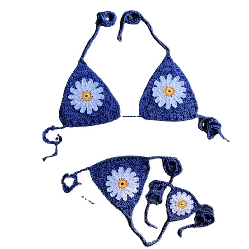 STYZ-6616 Recycled Fabric Swimwear Women's Sexy Two Piece Swimwear Crochet Bikini Suit Ladies Eco Friendly Swimwear