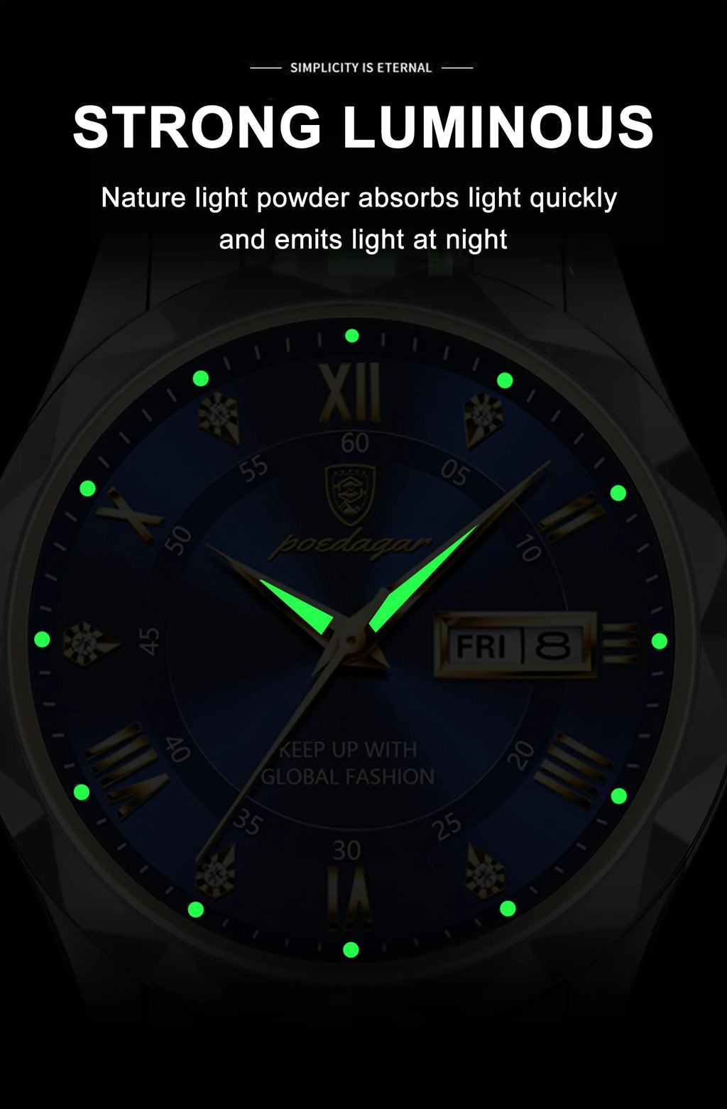 New Fashion Men's Watches Best Selling Luxury Sports Watch Steel Wrist Strap 40mm Week Dates Irregular Design Perfect Wristwatch
