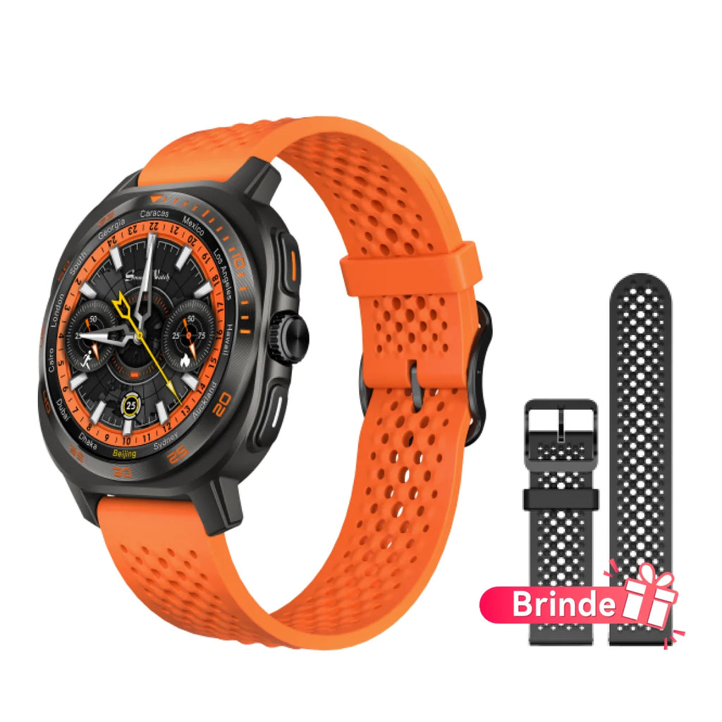 USA Stock Smart Watch AM32 AMOLED 1.43", 3ATM Waterproof, Sports Mode, Support for IOS, Android Mobile Phone Men's Smart Watch.