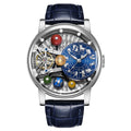 New the Twelve Zodiac Signs Hollow Men's Mechanical Watch  Solar System Elements Planetary Personality Fashion Mechanical Watch