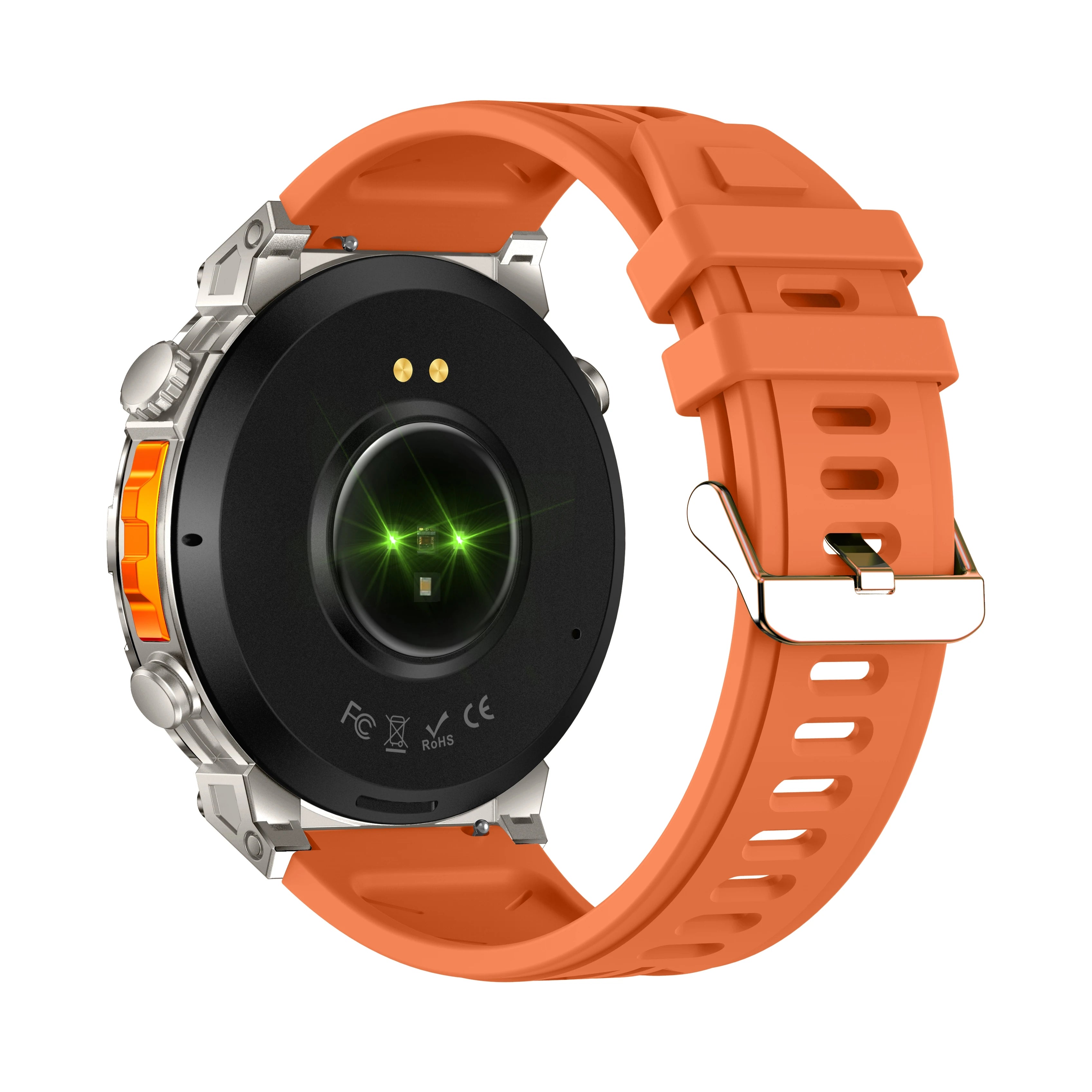 2026 3ATM Waterproof Smart Watch Outdoor GPS Adventures Magnetic Charging AMOLED IOS BestPerformance Alarm Clock Rubber Band