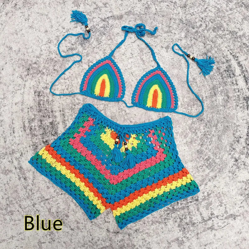 S30 Crochet Cover up Coverup Popular Handmade Crochet Bikini Suit Swimsuit