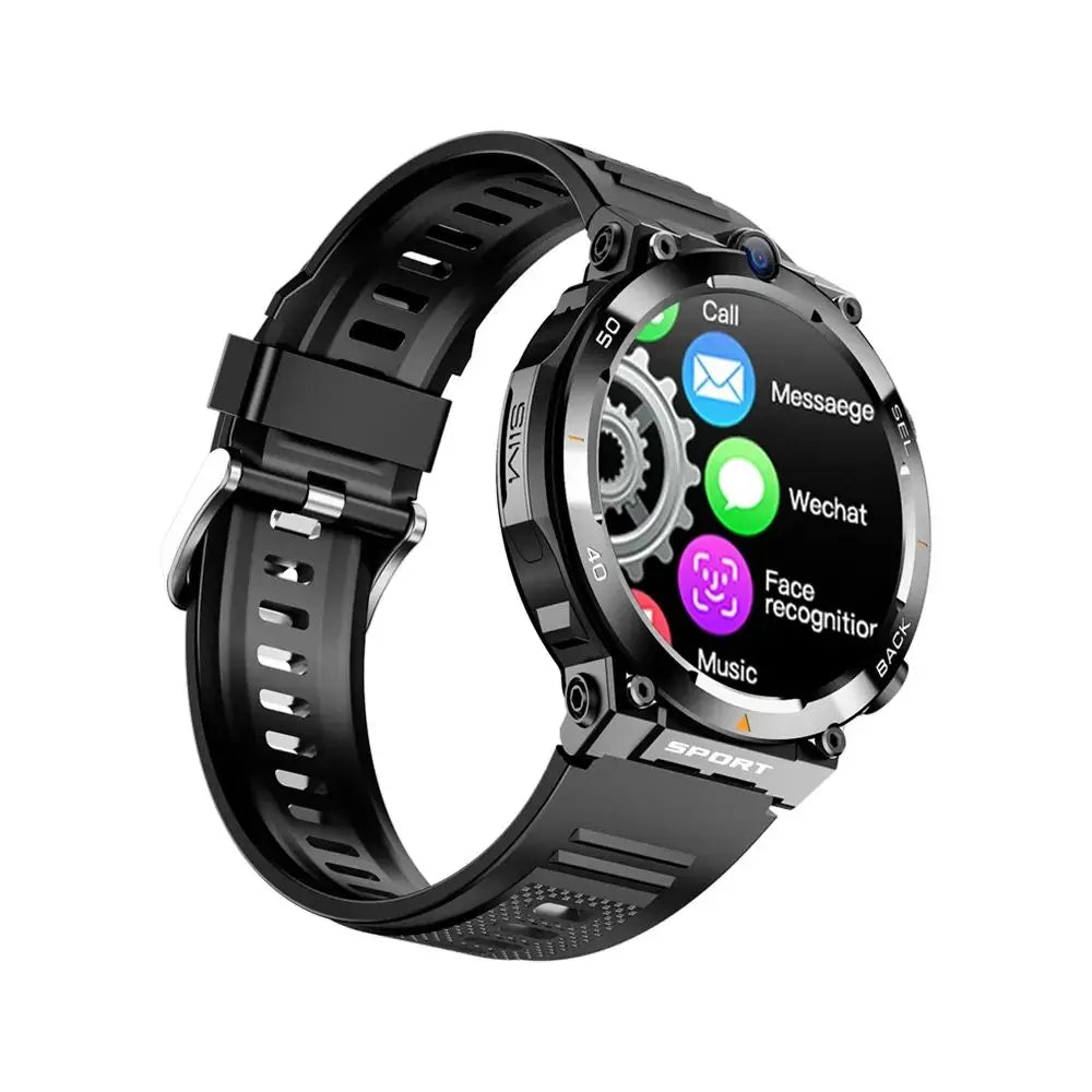 2024 New Arrival 4G 5G Smart Watch H10 WiFi GPS Dual Camera Video Call NFC 2+16GB 900MAH Battery Android Smart Watch