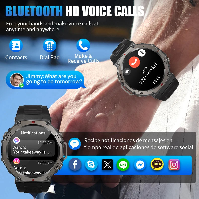 LIGE BWDM58 Satellite GPS Offline Location Smart Watch for Men Compass Long Battery Life Answer Dial Call Smartwatch Android IOS