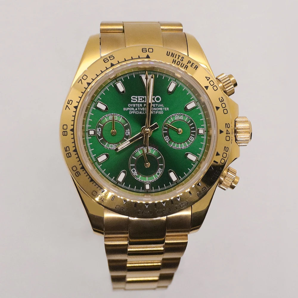 2026 Trendy Business Style Round Stainless Steel Pointer 41mm Diameter Men's Quartz Wrist Watch