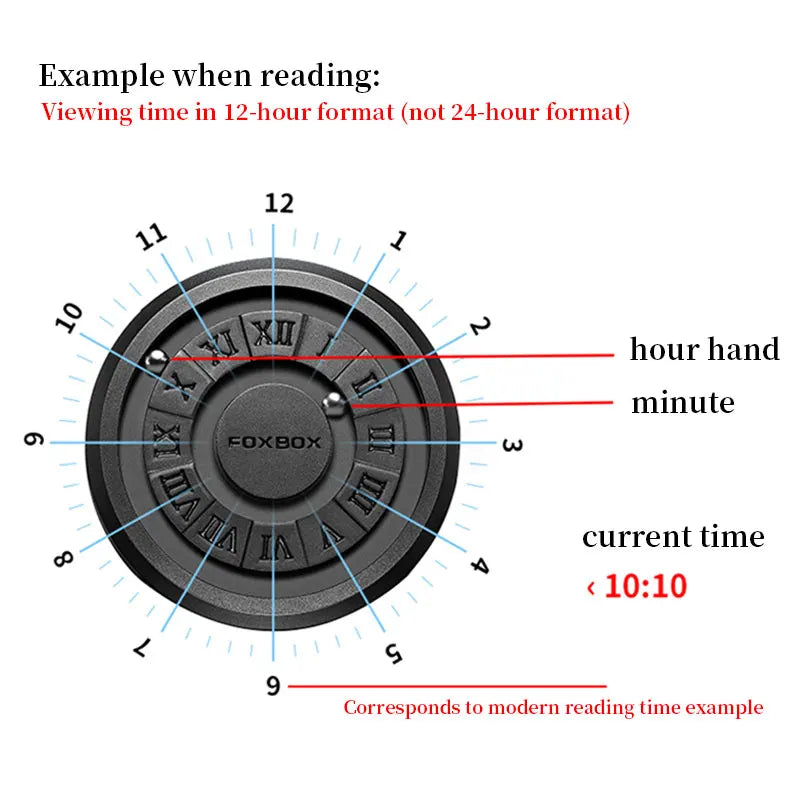 New FOXBOX Watch 0047 Retro Roman Numeral Design Men's Watches Good Quality Quartz Movement 3ATM Waterproof Watch