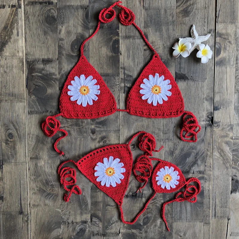 STYZ-6616 Recycled Fabric Swimwear Women's Sexy Two Piece Swimwear Crochet Bikini Suit Ladies Eco Friendly Swimwear