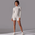 Yoga Jumpsuit Custom Logo 75% Nylon 25% Spandex Bodycon Short Rompers Workout Clothing Training Wear Fitness Yoga Wear
