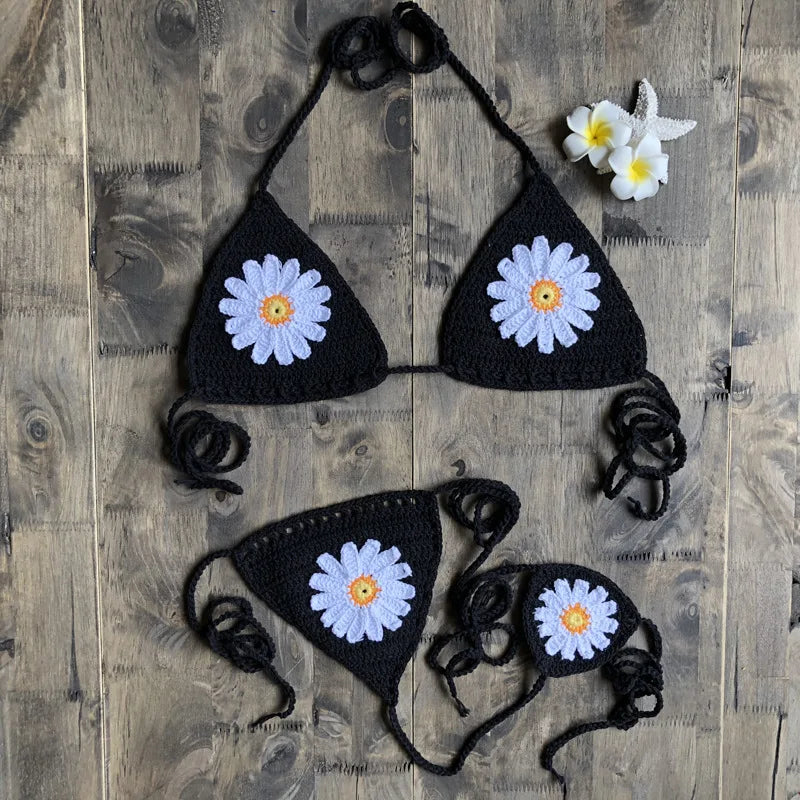 STYZ-6616 Recycled Fabric Swimwear Women's Sexy Two Piece Swimwear Crochet Bikini Suit Ladies Eco Friendly Swimwear