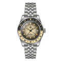 San Martin SN0134 40mm NH34 Retro Gradient Color Dial Men's GMT Watch Automatic Mechanical Sapphire Bezel 20Bar C3 Green