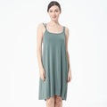 Women's Night Dress Fashion Sexy Backless Nightgown Plus Size Summer Ladies Home Wear Nightshirt Cross Strap Dresses 2XL-7XL
