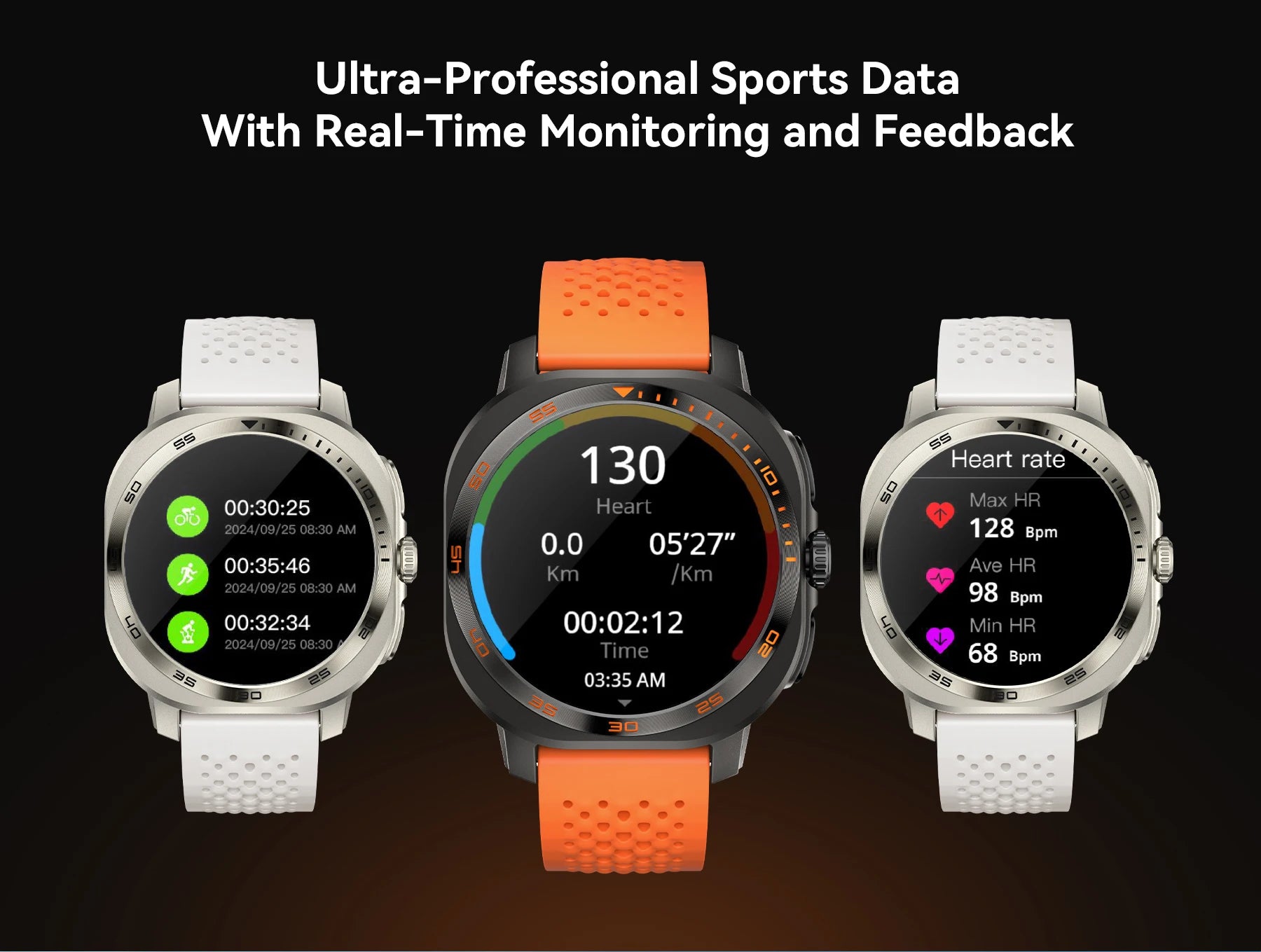 USA Stock Smart Watch AM32 AMOLED 1.43", 3ATM Waterproof, Sports Mode, Support for IOS, Android Mobile Phone Men's Smart Watch.