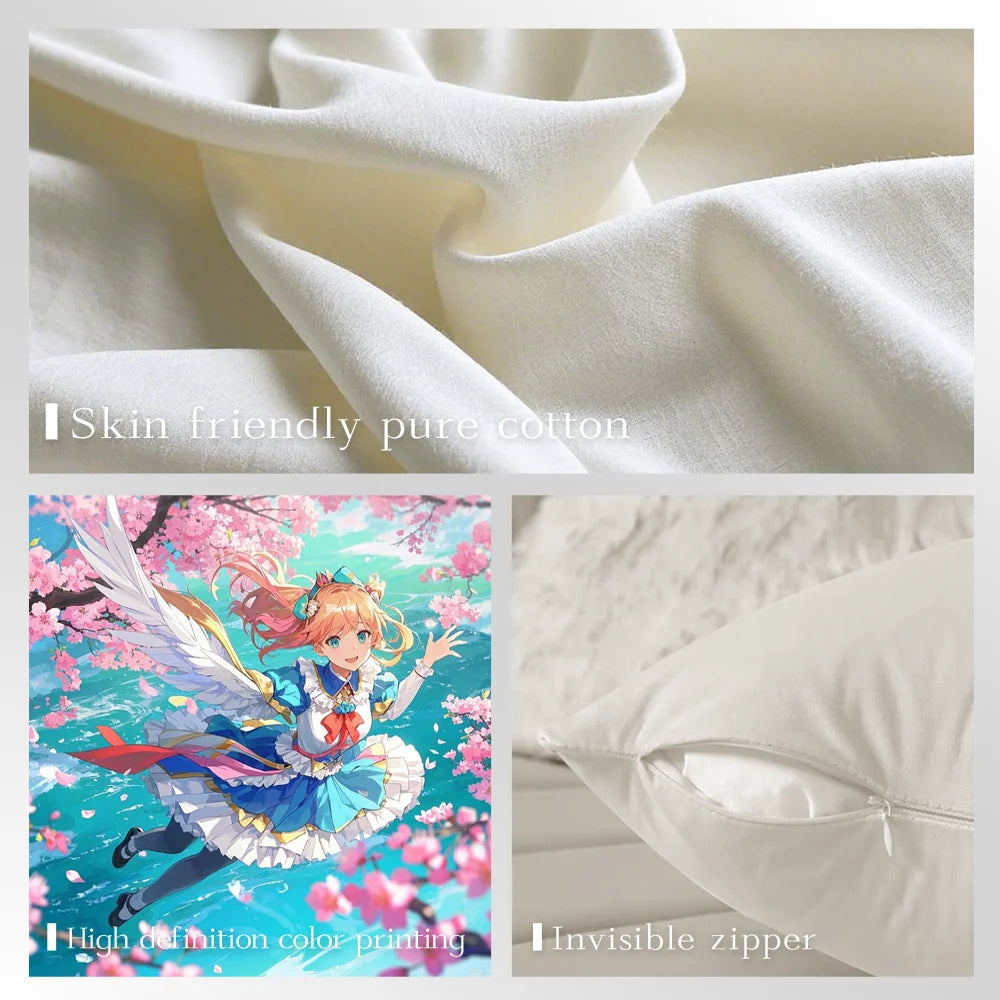 C-Colorful fashion Emilio Pucci Pillow Case Anti-dustmite Pillowcase Invisible zipper silky short plush Sofa cushion cover