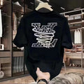 New high-end luxury fashion brand short-sleeved T-shirt suitable for men and women Collar design for better air circulation