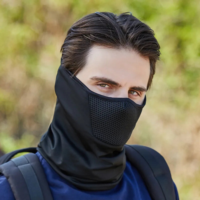 Riding Mask Sun Protection Summer Outdoor Motorcycle Biker Headband Anti-dust Neck Scarf Tactical Headgear headscarf Protective