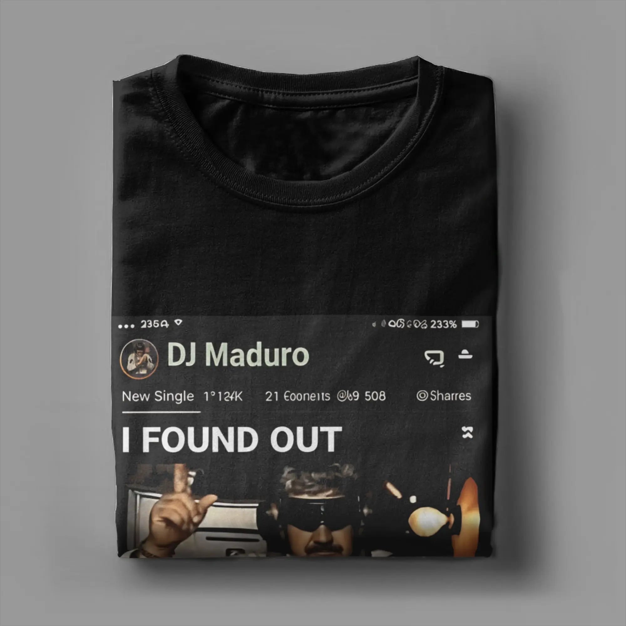 DJ Maduro  T-Shirts for Men  Cool 100% Cotton Tee Shirt O Neck Short Sleeve T Shirts Original Tops