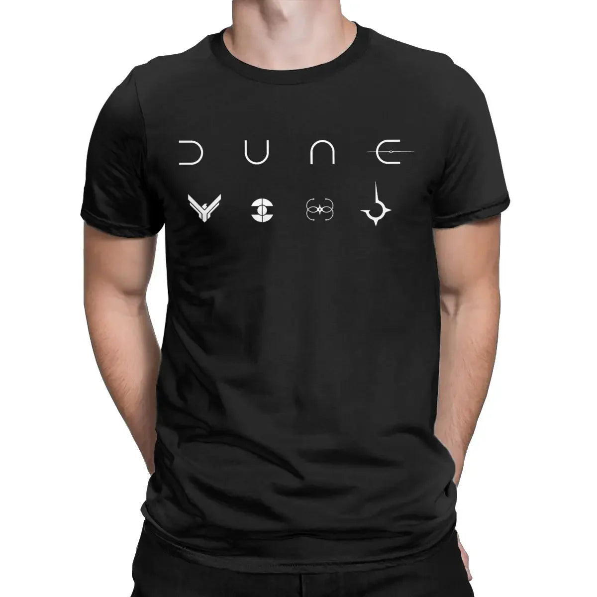 Hipster Dunes T-Shirts Men Round Collar 100% Cotton T Shirt Short Sleeve Tees Gift Idea Tops