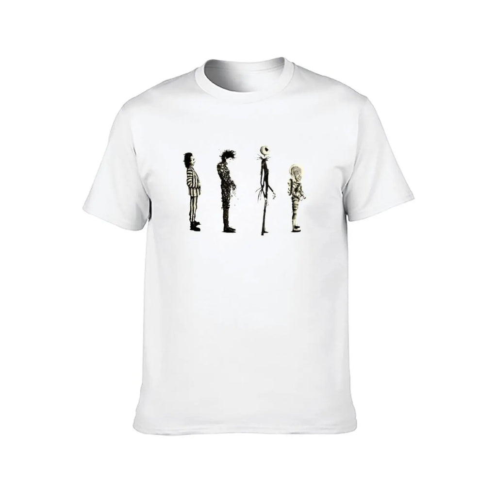 Tim Burton, Edward Scissorhands T-Shirt t shirts for man cotton men t shirt cotton 100% T-Shirt