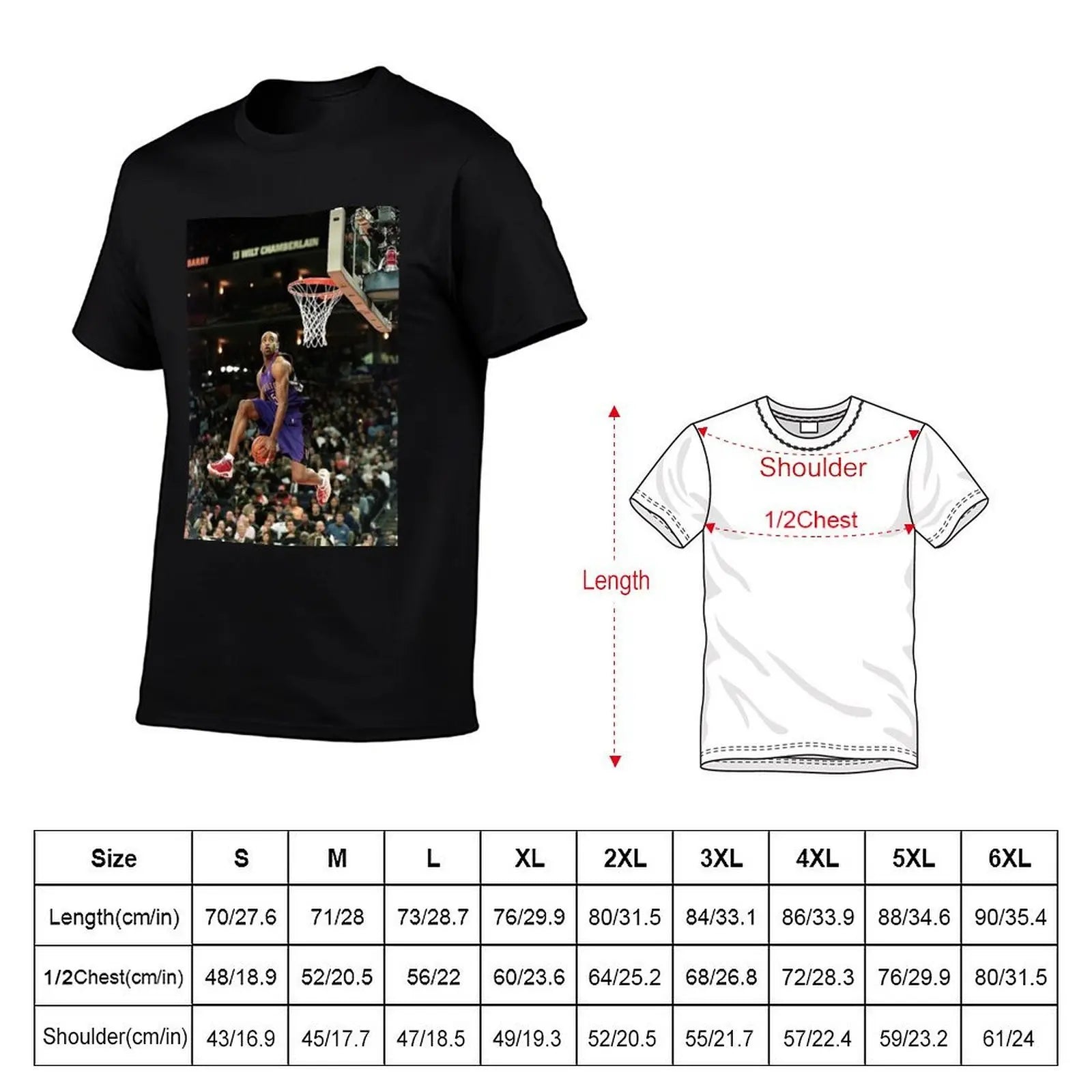 Vince Carter Sports T-Shirt man t shirts high quality luxury brand man graphic t shirt funny t shirts dark humor T-shirt