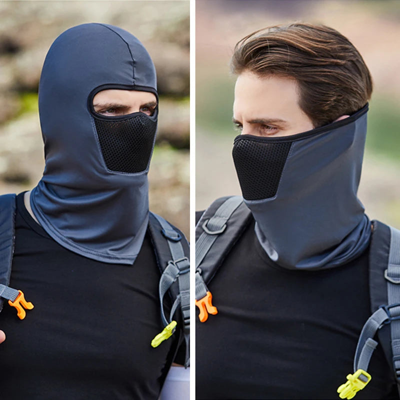 Riding Mask Sun Protection Summer Outdoor Motorcycle Biker Headband Anti-dust Neck Scarf Tactical Headgear headscarf Protective