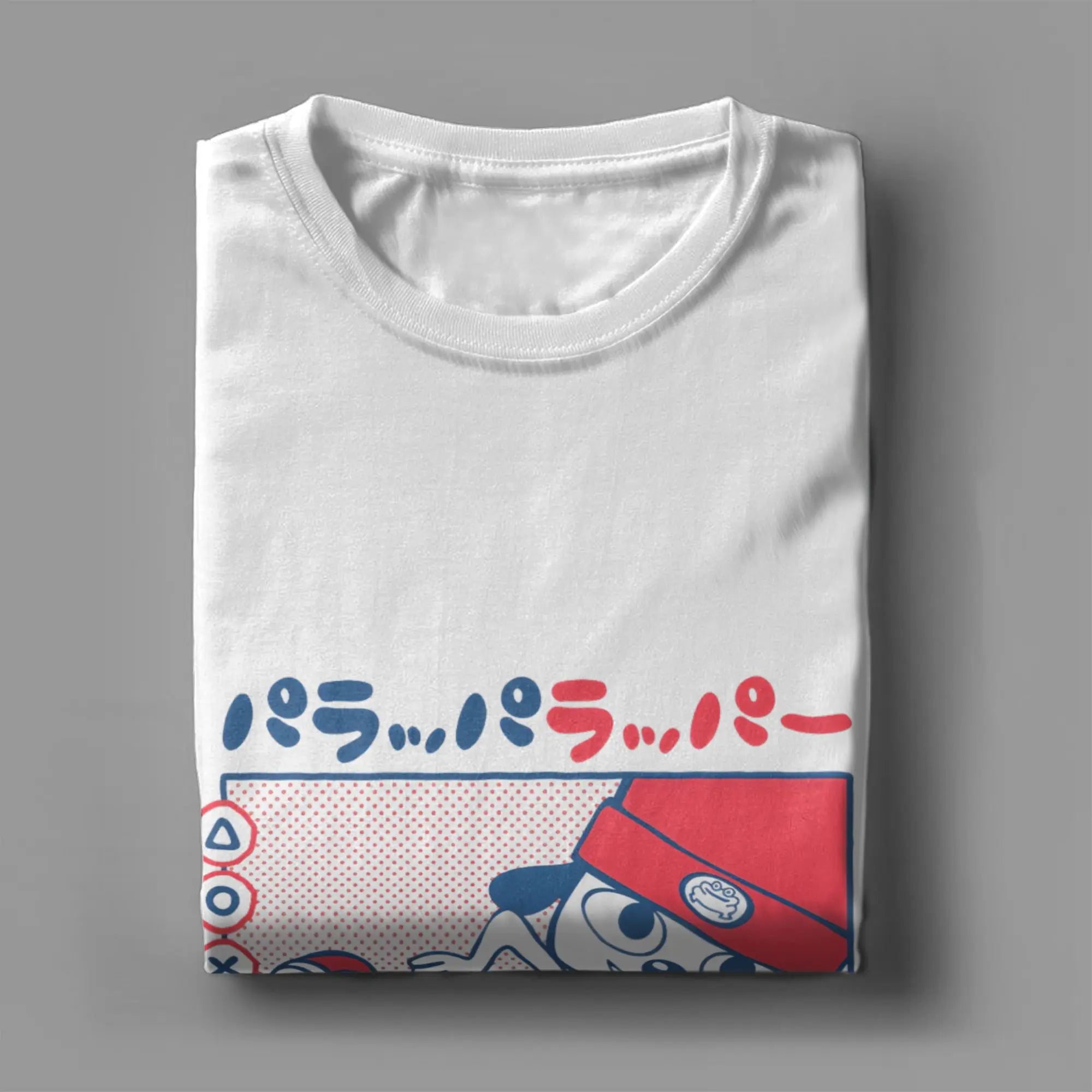 Men's Parappas The Rappers T Shirts  100% Cotton Clothes Vintage Short Sleeve Crew Neck Tees Gift T-Shirt