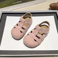 Summer Lightweight Sandals for Girls Rome Style Non-Slip Sole Toddler Baby Beach Sandals Kids Outdoor School Casual Daily Wear