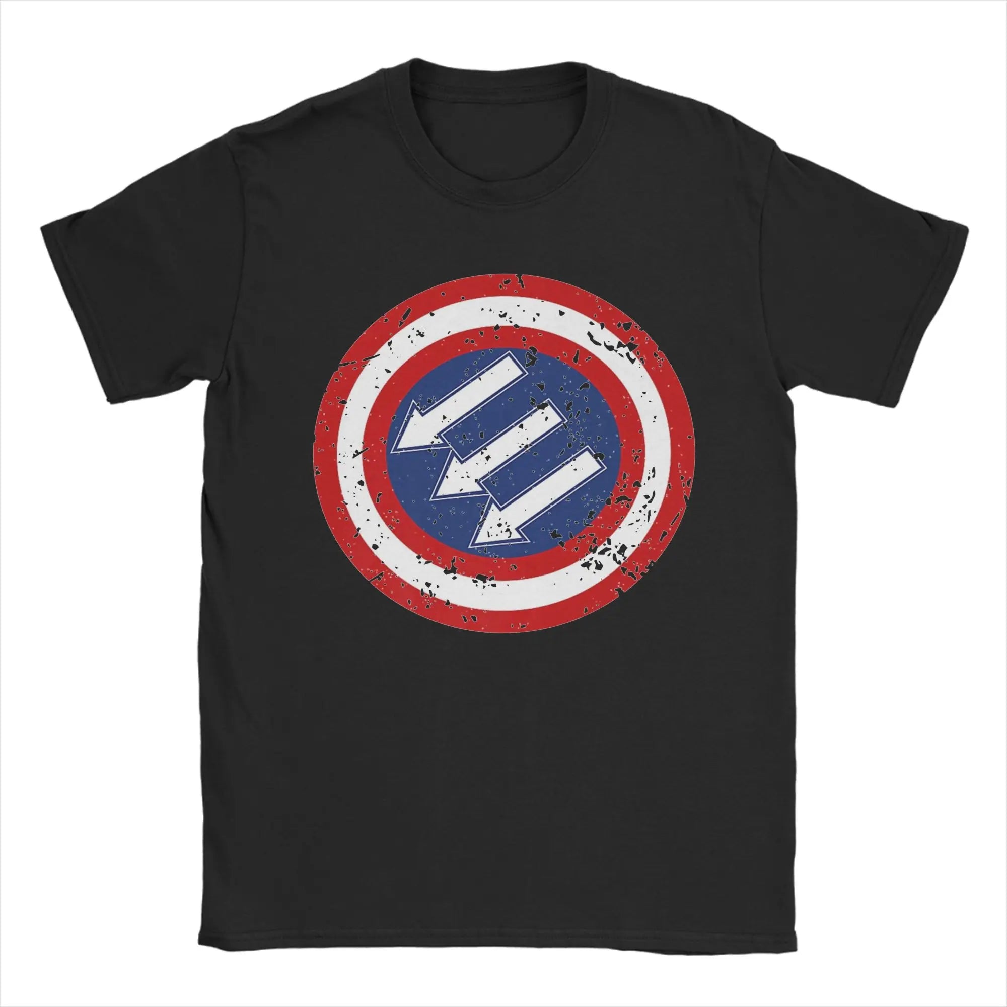 Anti Fascist Logo T-Shirts for Men Women  Humorous 100% Cotton Tees Crew Neck Short Sleeve T Shirt New Arrival Clothes