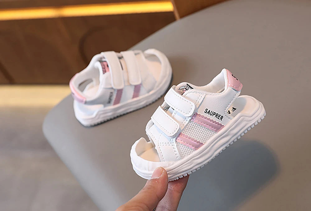Summer Sandals For Girls Ergonomics Children Sandals For Baby Boys Soft-soled Beach Sandals For Kids Trend Fashion Sport Sandals