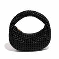 Hand-woven handbag 2025 new summer fashion windmill knot French design woven bag seaside vacation beach ladies handbag