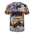 Men's And Women's Summer Casual T-shirts 3D Printed Shirts Retro Luxury Royal Flowers Street Fashion Oversized Clothing Tops