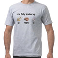 I'm Fully Bricked Up T Shirt Funny Gaming Humor Slang Weird Gift Tshirts EU Size Casual 100% Cotton Soft Unisex Tee Tops