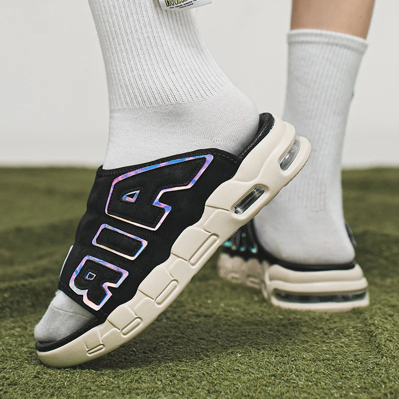 New 2025 Fashion Summer Men Slippers Non-slip Man Designer Slippers Soft Men's Flip Flops Sports Slippers for Men