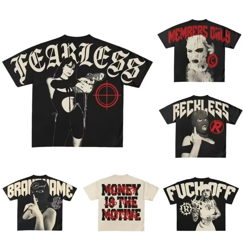 Designer T Shirt Y2K Hip Hop Women Mens Summer Loose Fashion Casual Shirt Luxurys Clothing Street High Quality Unisex Tops Tees
