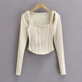 Sexy cropped tops women 2024 Summer knit tank top women corset top white crop top ribbed cute black tops sets punk clothes
