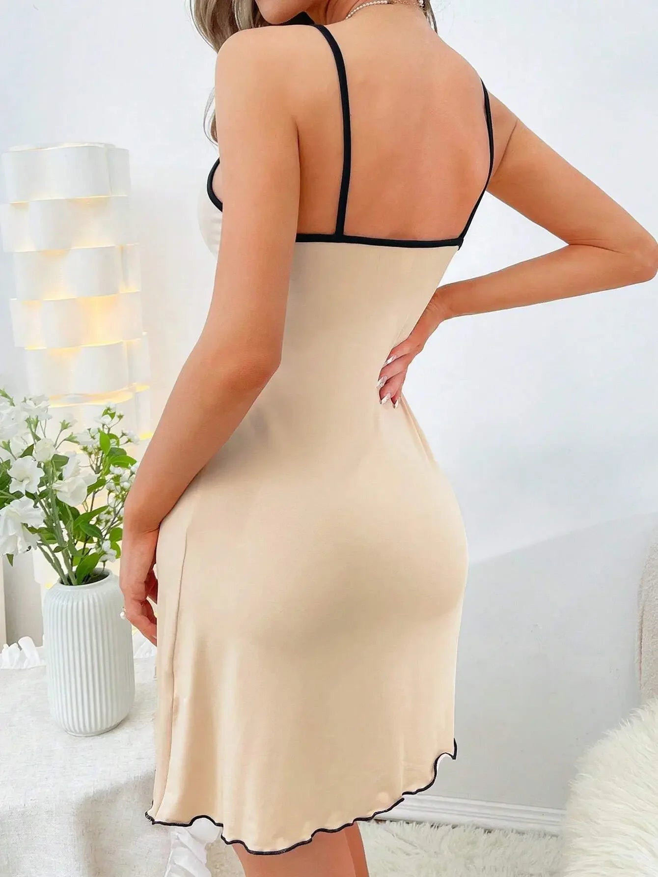 Summer Suspenders Nighties Women Sleepwear Comfortable Home Leisure Sexy Nightgowns Littler Bear Printed Mini Dress Nightdress
