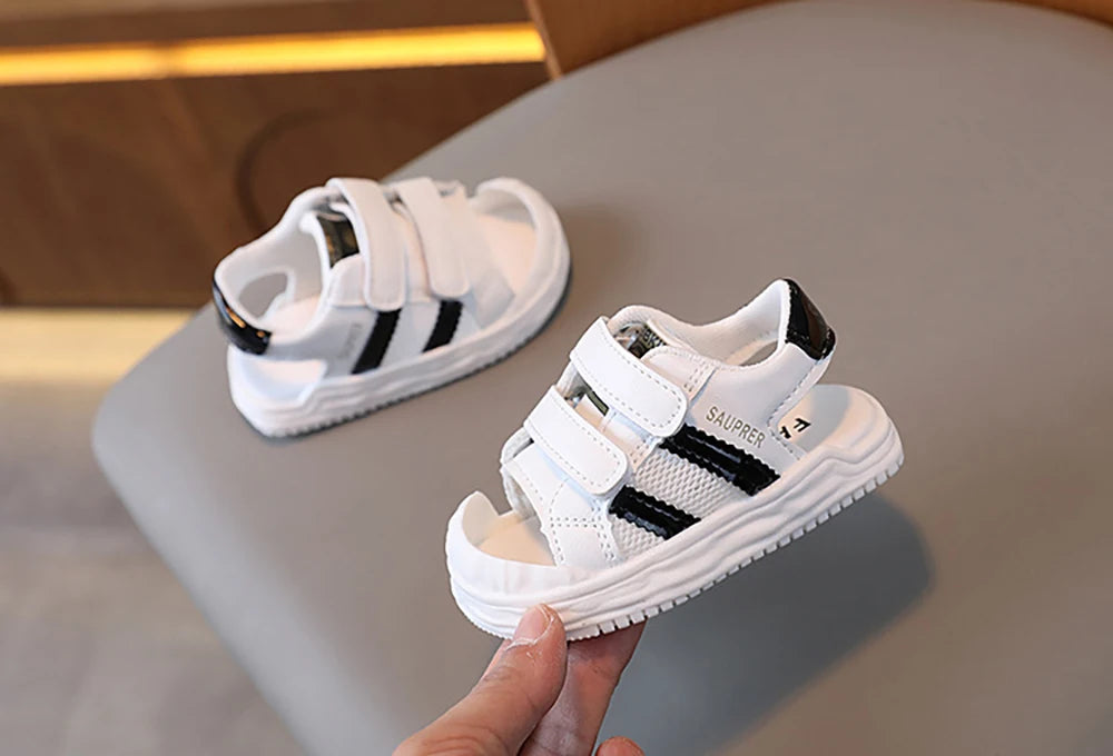 Summer Sandals For Girls Ergonomics Children Sandals For Baby Boys Soft-soled Beach Sandals For Kids Trend Fashion Sport Sandals